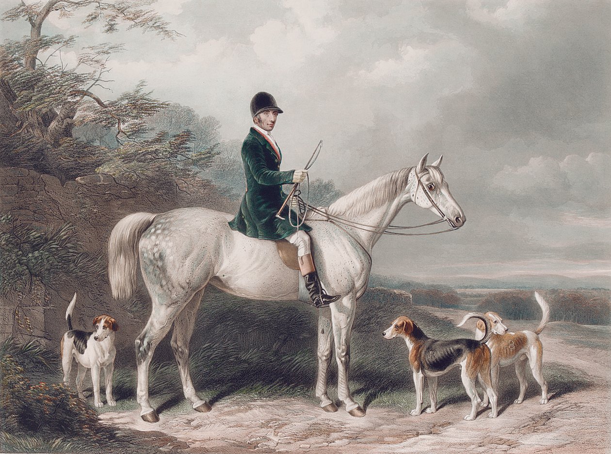 Mr. William Long på Bertha, graverad av E. Hacker, 1849 av W. Barraud