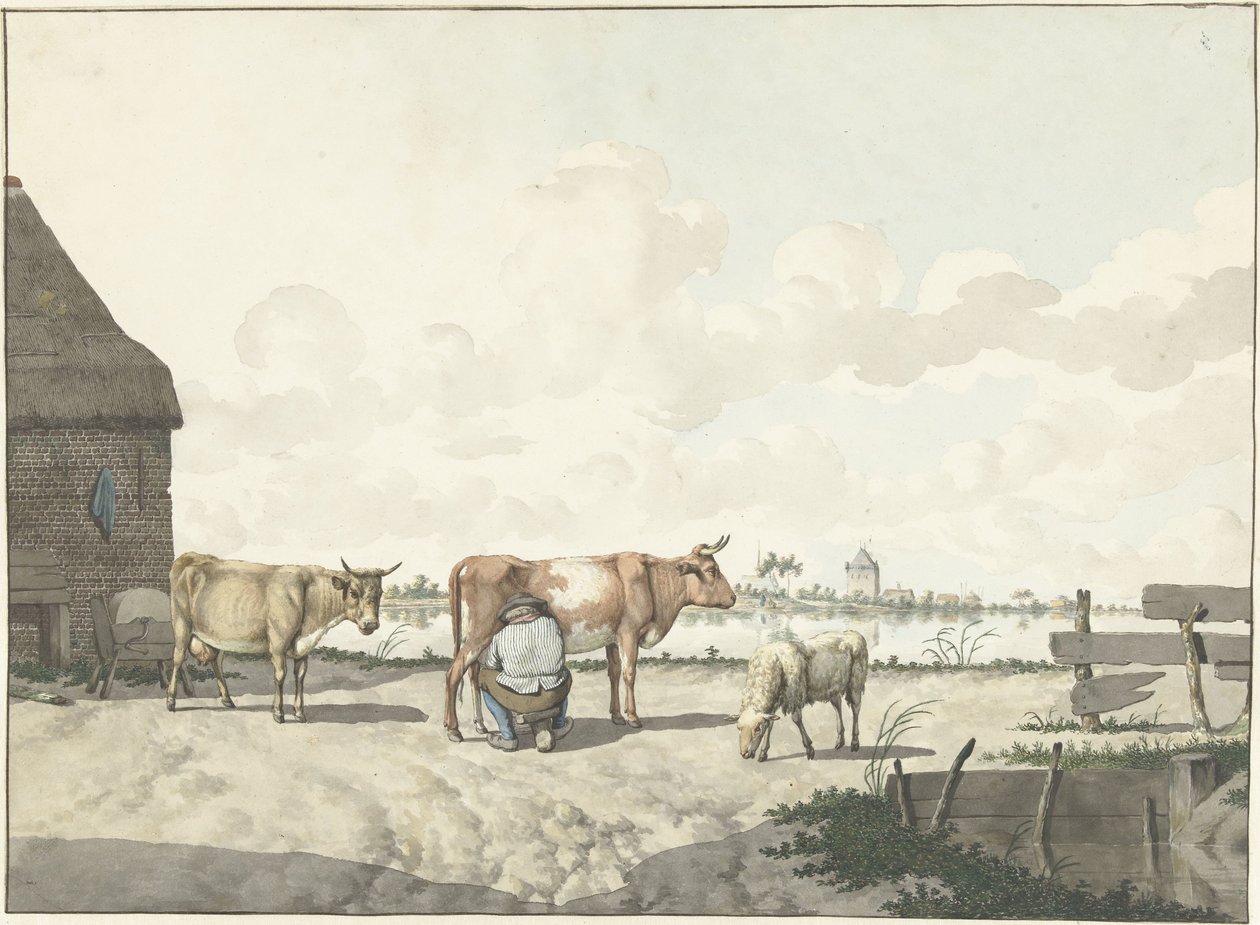 Mjölkbonde av W. Barthautz
