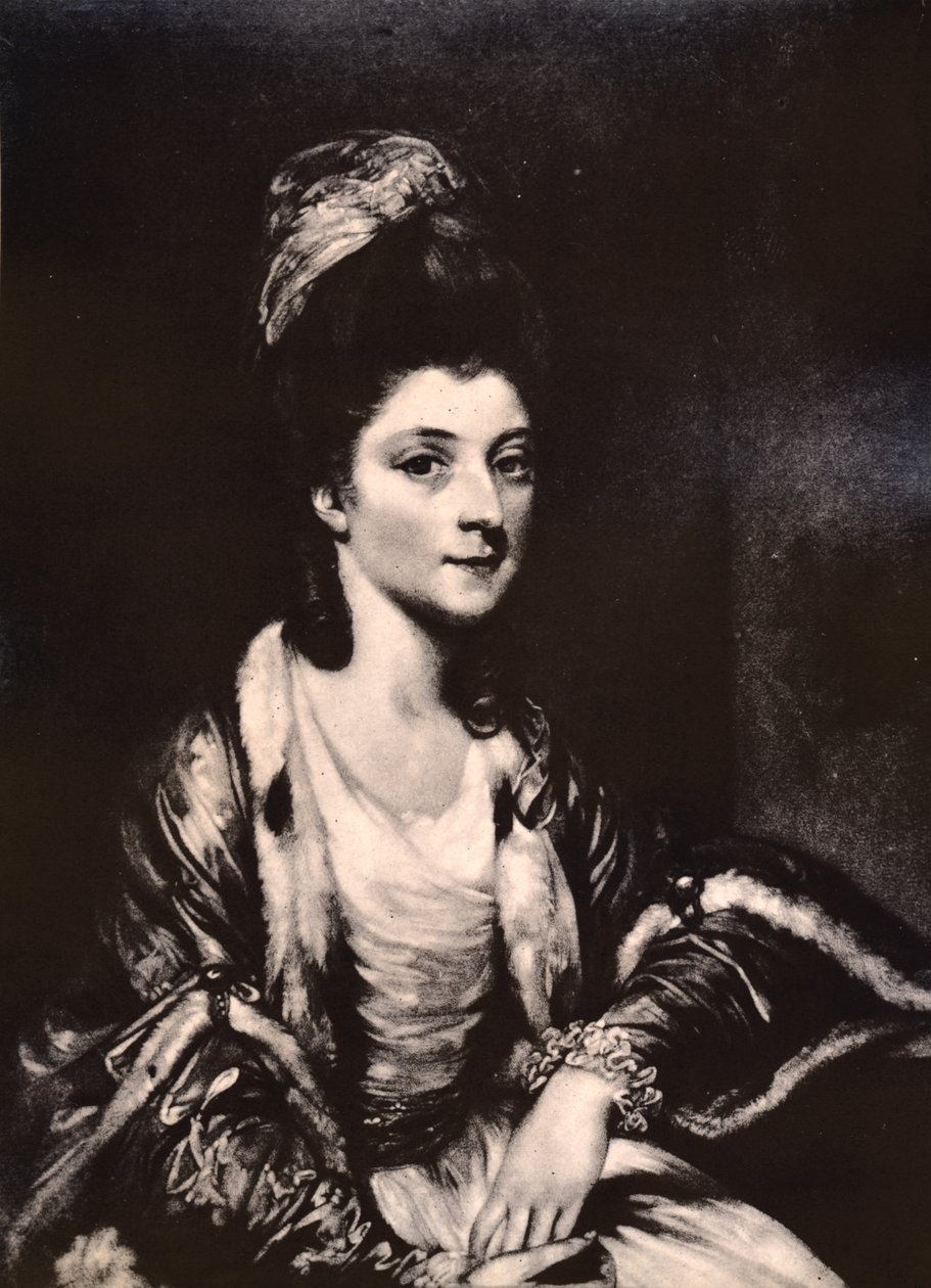 Mrs Callender, från Craigforth, 1800-talet 1894 av W. Dickinson