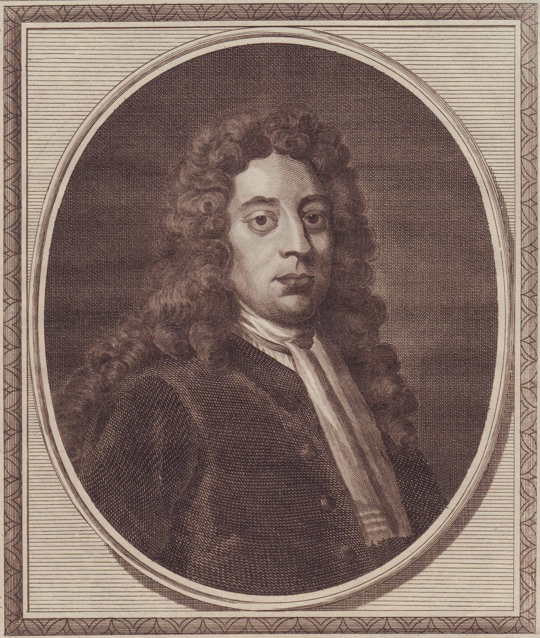 Porträtt av den engelske amiralen George Byng av John Ward Dunsmore