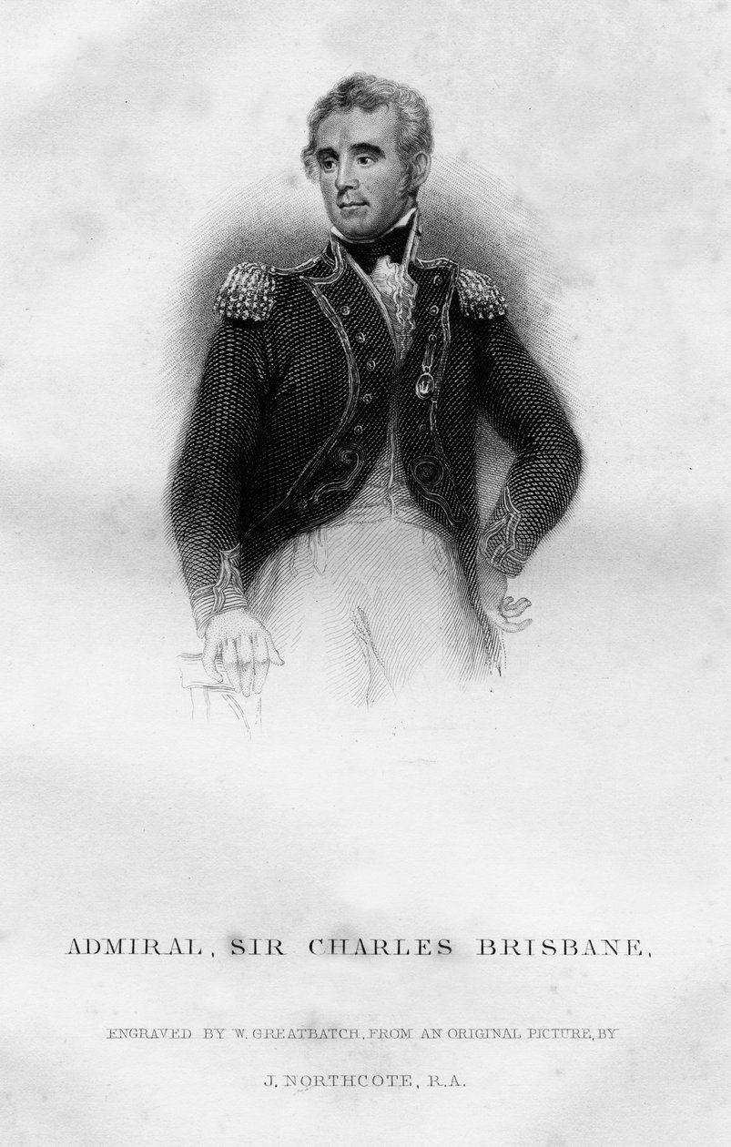 Amiral Sir Charles Brisbane 1769-1829, 1837. av W. Greatbatch