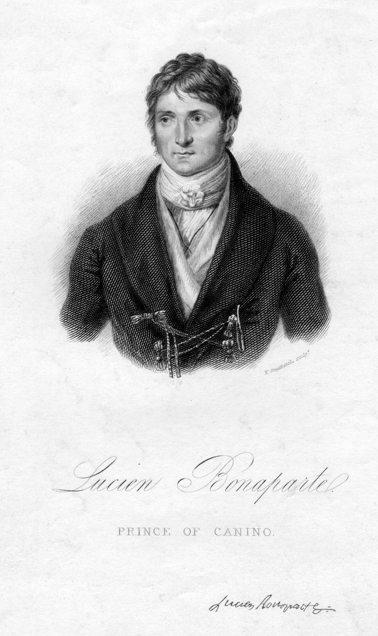 Lucien Bonaparte, Prins av Canino, 1800-talet. av W. Greatbatch