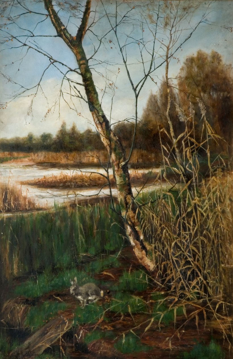 Höst vid Olton Mill, 1800-talet. av W. H. Middleton