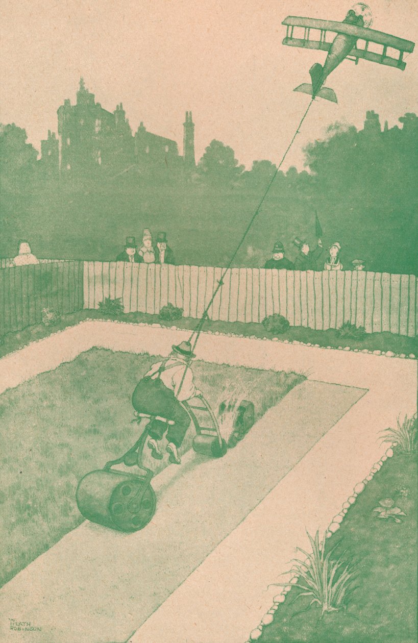 Ett tips till Airman Home on Leave, c1918 1919 av William Heath Robinson