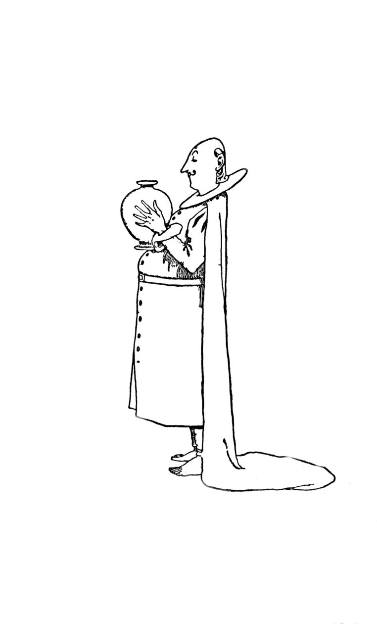Regeringsråden gick omkring barfota, c1930 av William Heath Robinson