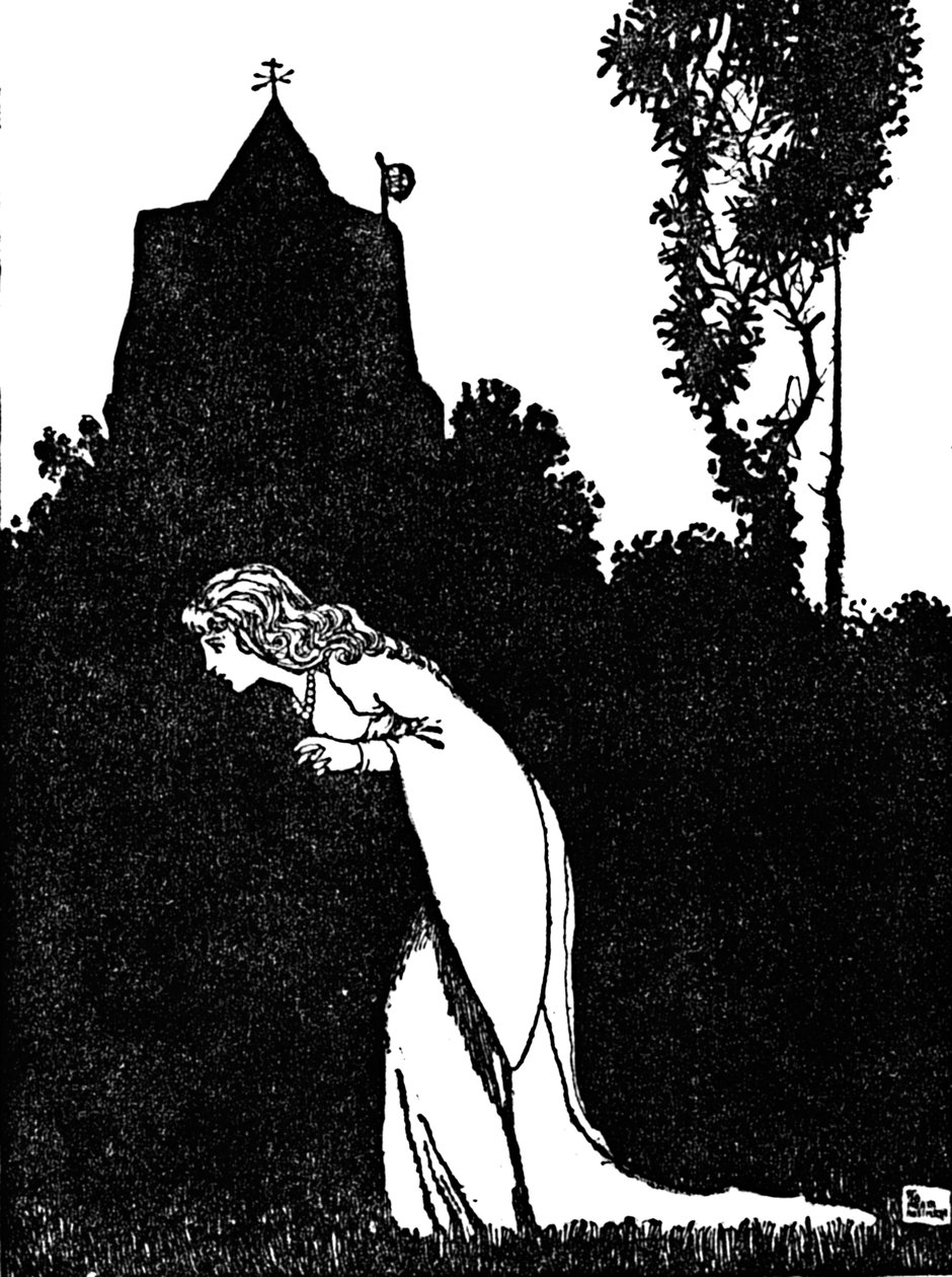 I Must Venture to the Churchyard, c1930 av William Heath Robinson