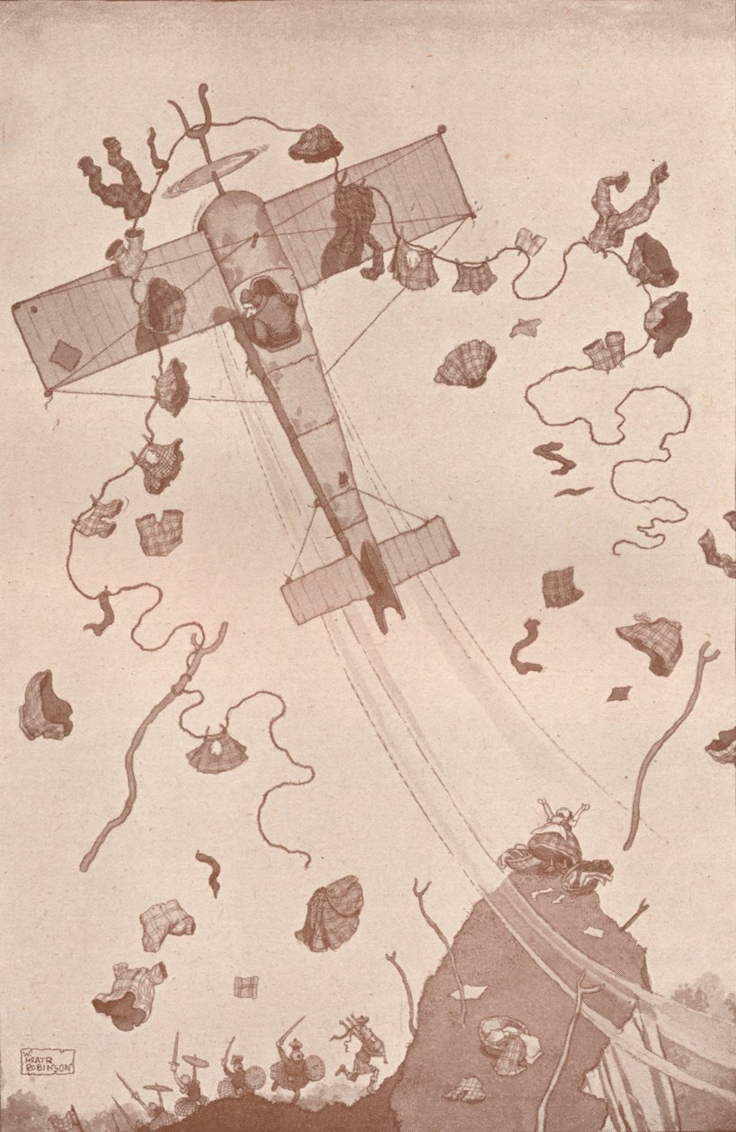 More Crime in the Air, c1918 1919 av William Heath Robinson
