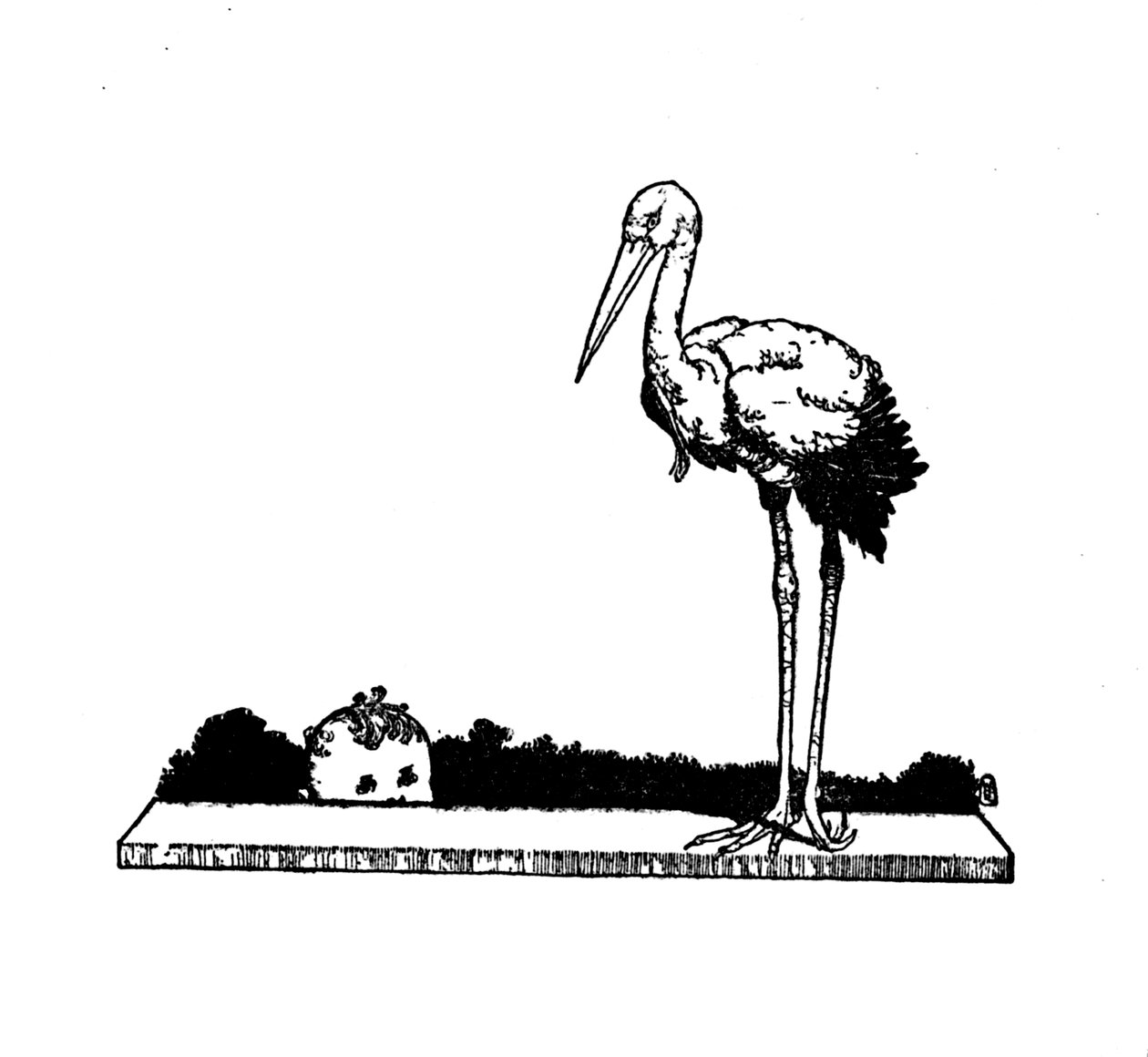 Stork! Stork! Långbent stork!, c1930 av William Heath Robinson
