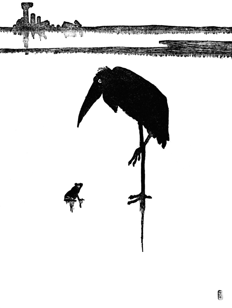 Nilfloden hade gått i pension, c1930 av William Heath Robinson