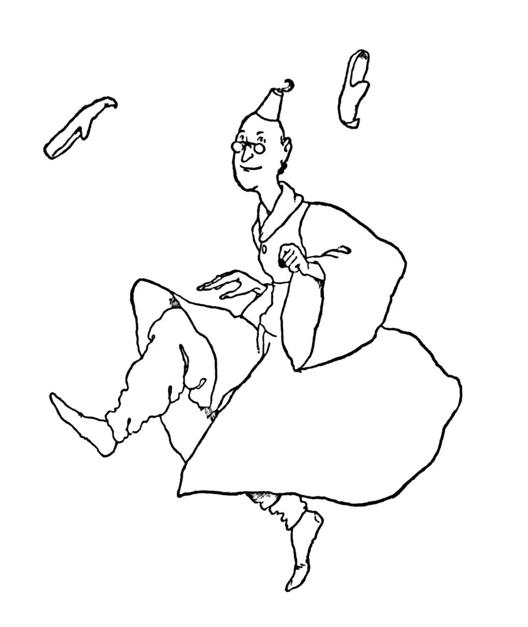 Deras tofflor flög om öronen, c1930 av William Heath Robinson