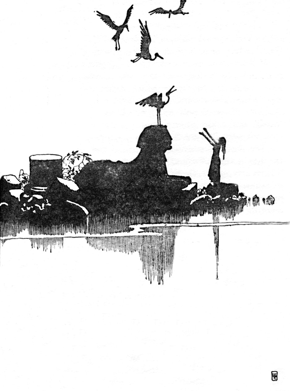 Then She Saw The Storks, c1930 av William Heath Robinson