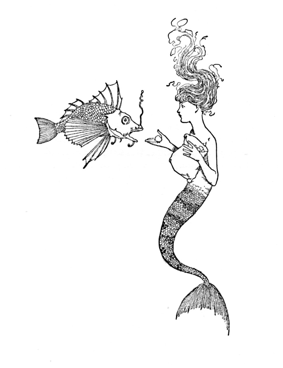 De åt från sina händer, c1930 av William Heath Robinson