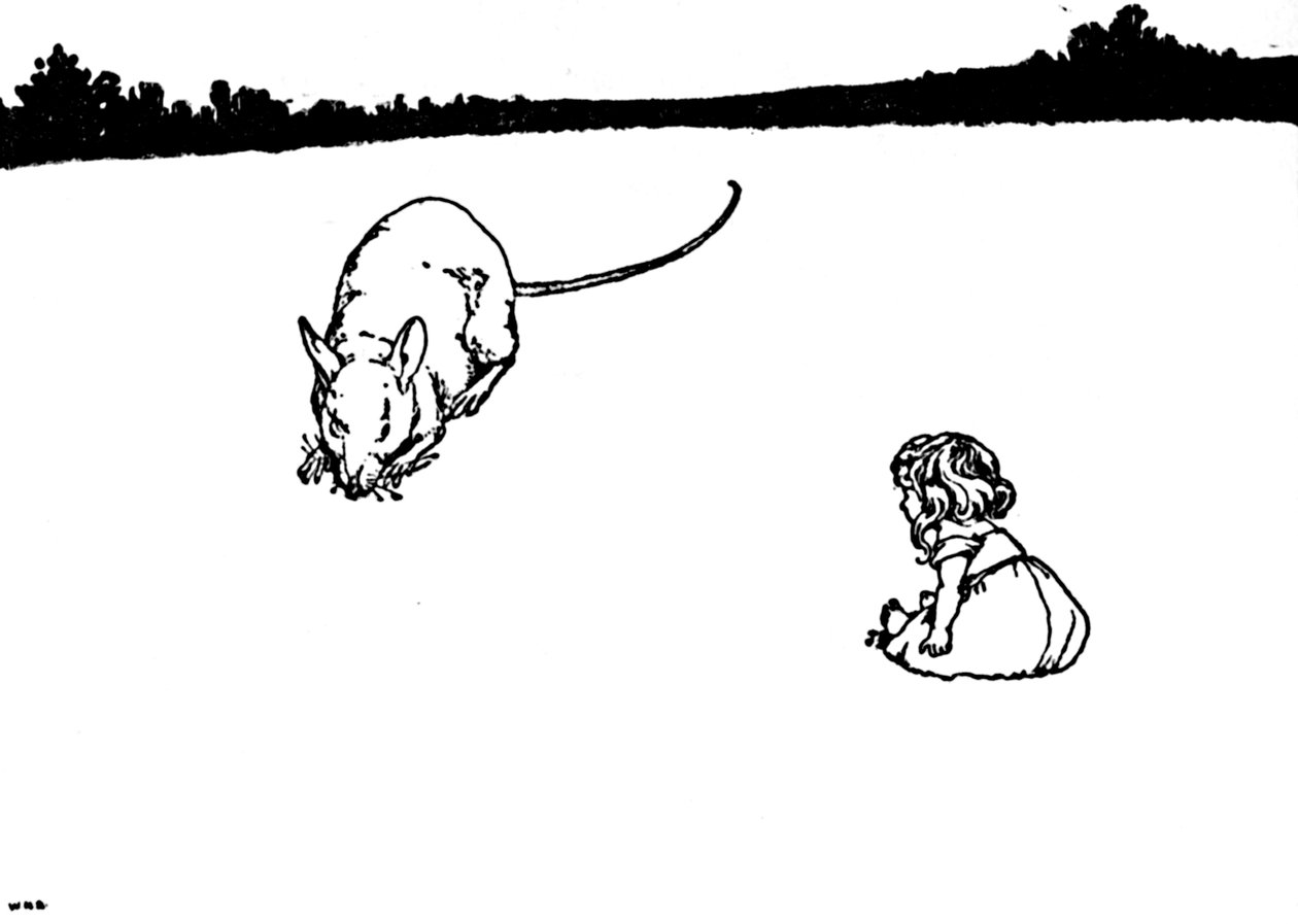Du stackars lilla sak! Sa Fältmusen, c1930 av William Heath Robinson