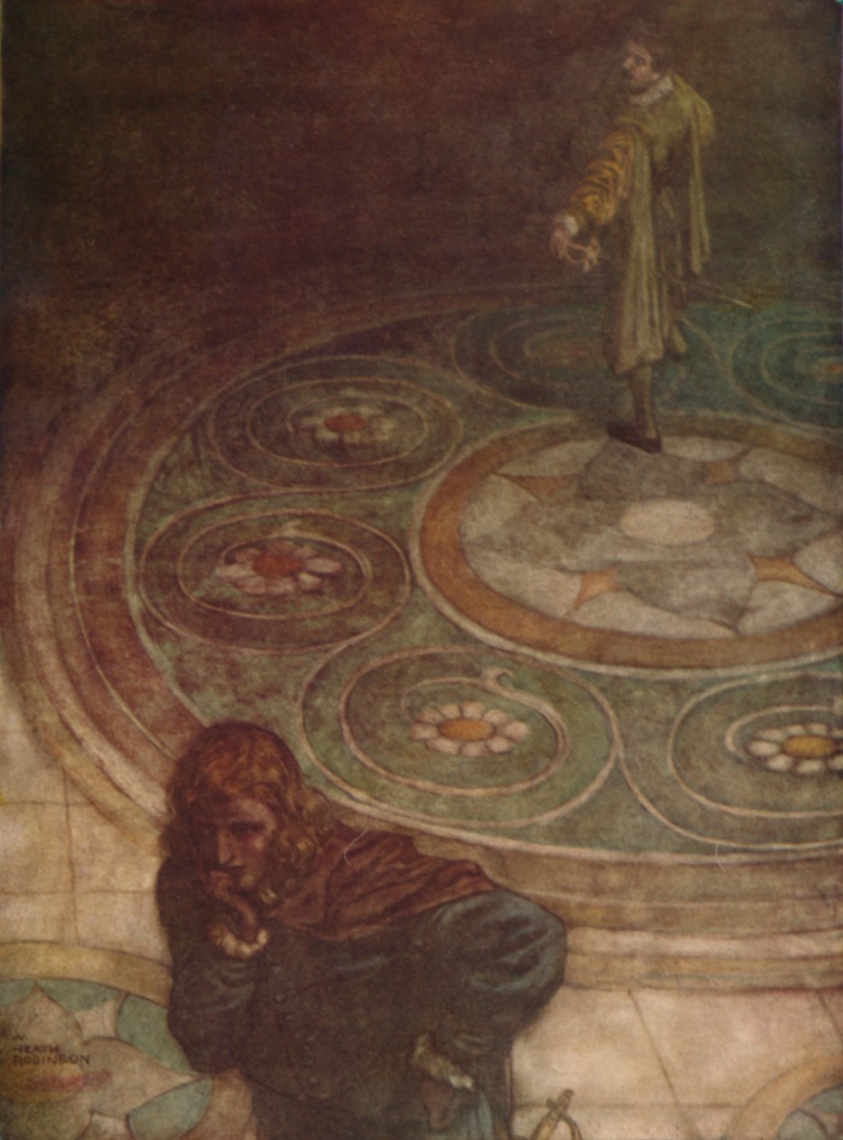 Viola: Yet A Barful Strife! Whoeer I Woo, Myself Would Be His Wife., 1923 av William Heath Robinson