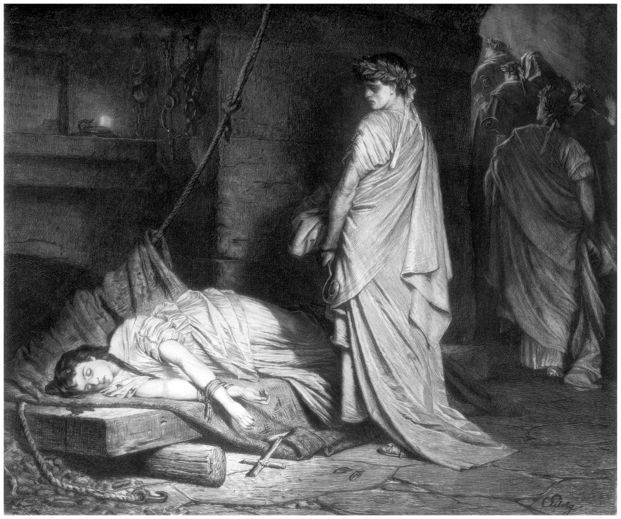 Under arenan, c1880-1882. av W Hecht
