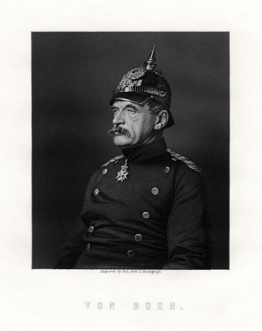 Albrecht Theodor Graf Emil von Roon, preussisk soldat och politiker, 1800-talet. av W. Holl