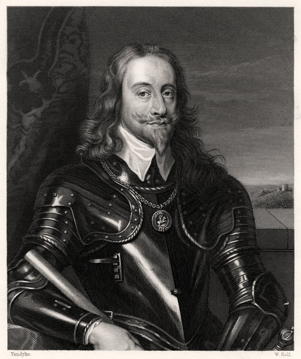 Charles I, kung av Storbritannien och Irland, 1800-talet. av W. Holl