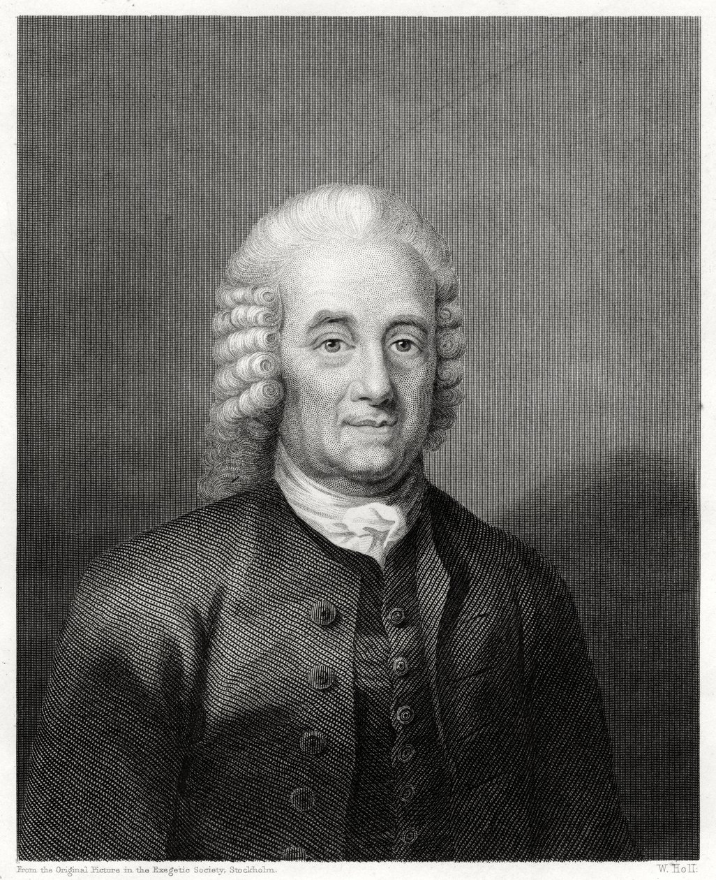 Emanuel Swedenborg, svensk filosof, mystiker och kosmolog, 1884 av W. Holl