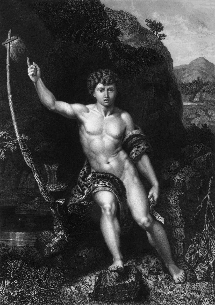 Jag är rösten för en som gråter i vildmarken, 1800-talet. av W. Holl