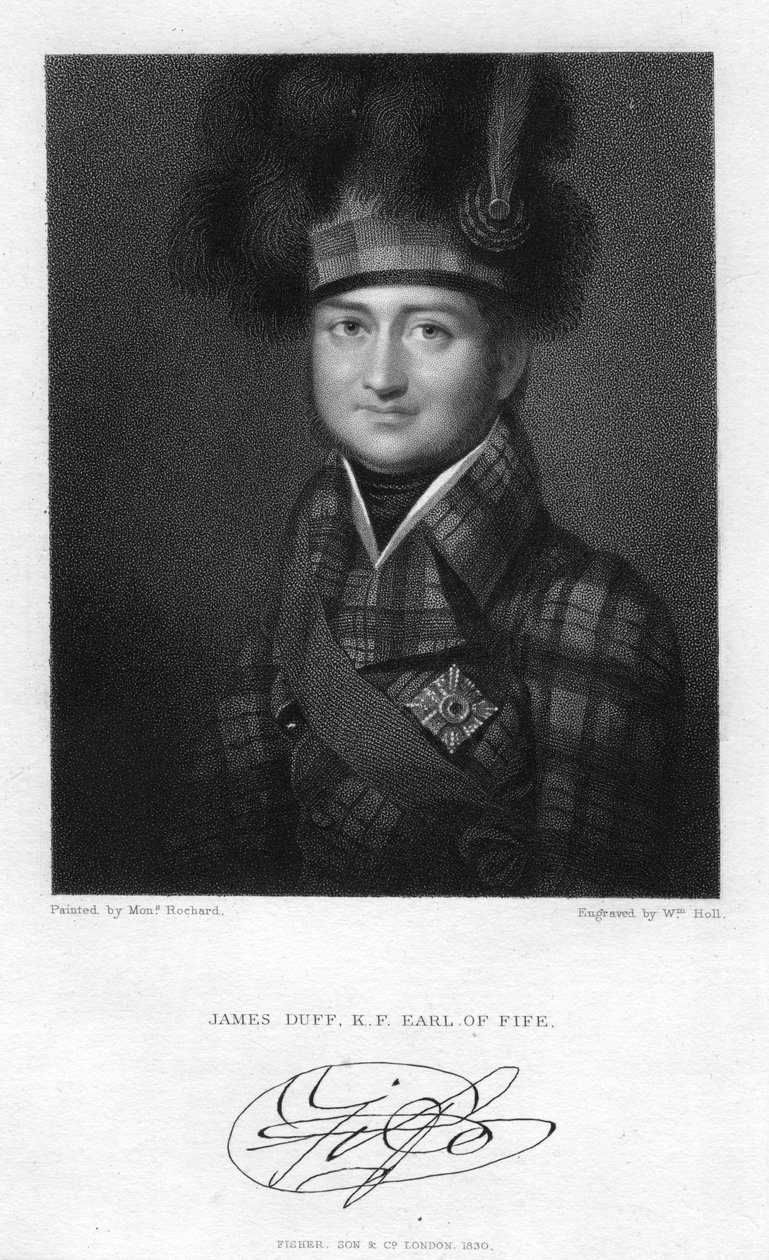 James Duff 1729-1809, 2nd Earl of Fife, 1830. av W. Holl