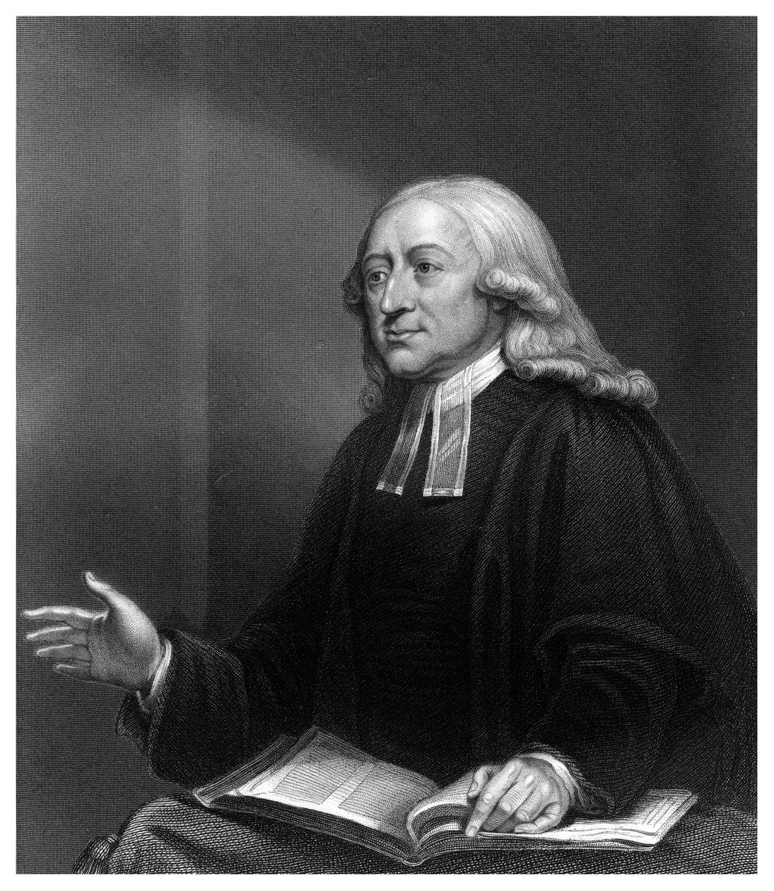 John Wesley, engelsk icke-konformistisk predikant från 1700-talet. av W. Holl