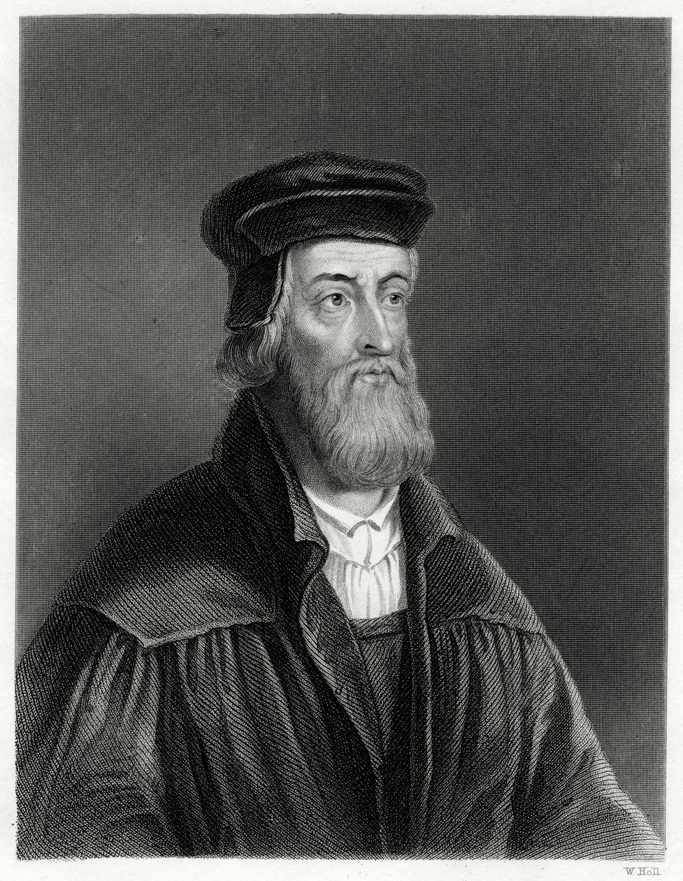 John Wycliffe, engelsk teolog, 1800-talet av W. Holl