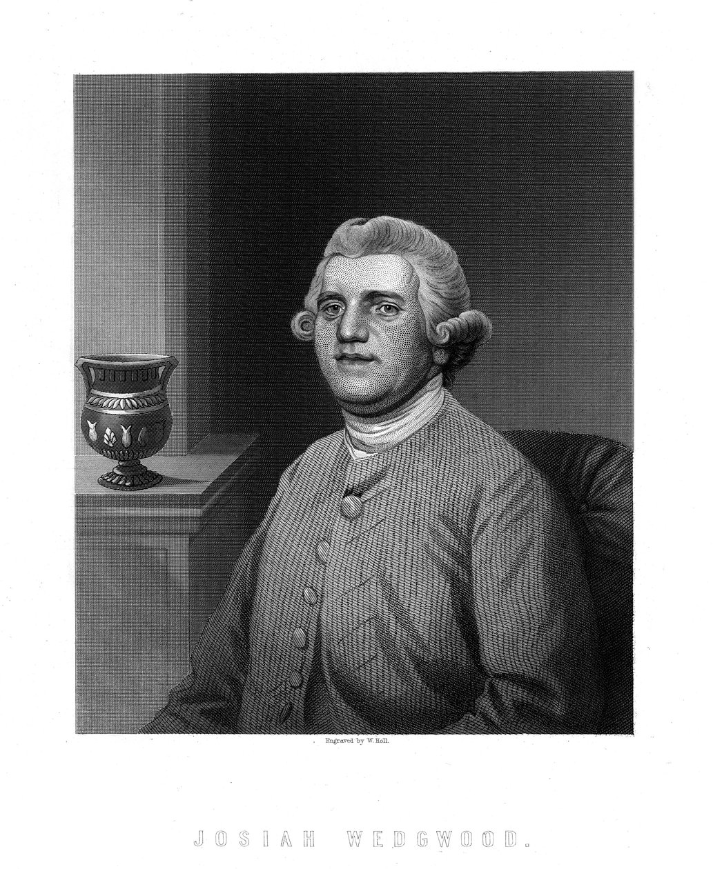 Josiah Wedgwood, engelsk industriman och krukmakare av W. Holl