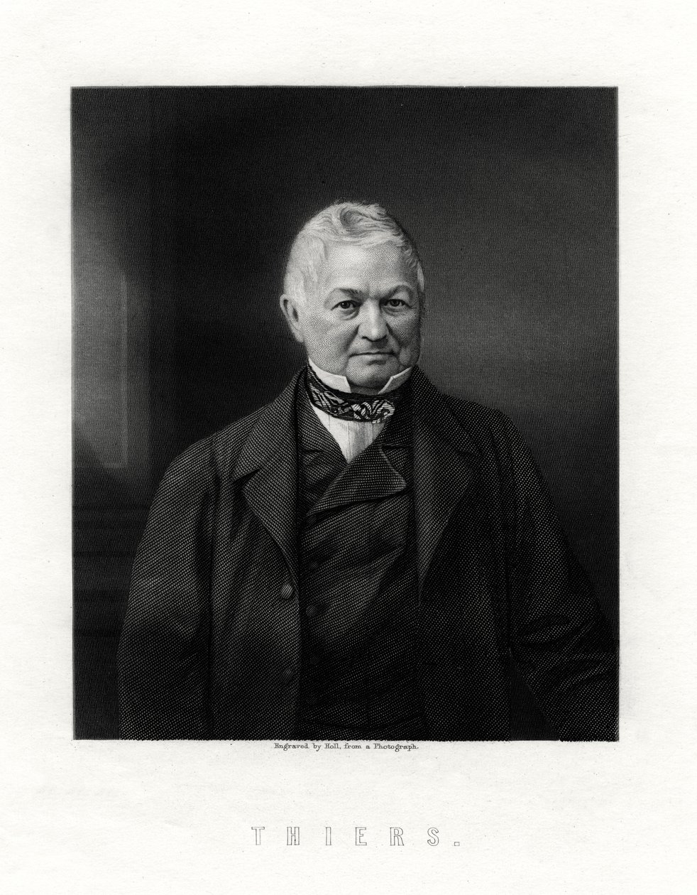 Louis Adolphe Thiers, fransk statsman och historiker, 1800-talet. av W. Holl