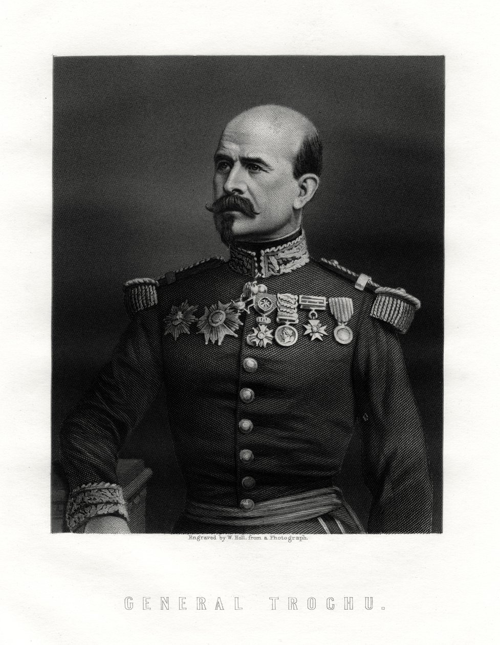 Louis Jules Trochu, fransk militärledare och politiker, 1800-talet av W. Holl