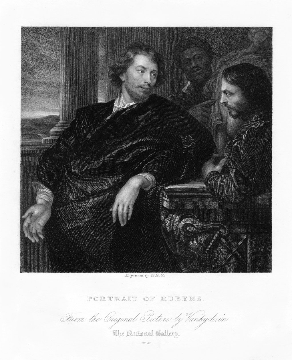 Peter Paul Rubens, flamländsk konstnär, tidigt 1600-tal, 1800-talet. av W. Holl