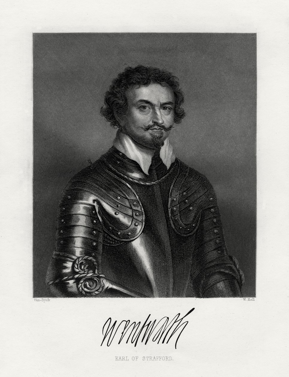 Thomas Wentworth, 1:e jarl av Strafford 1593-1641, 1800-talet av W. Holl