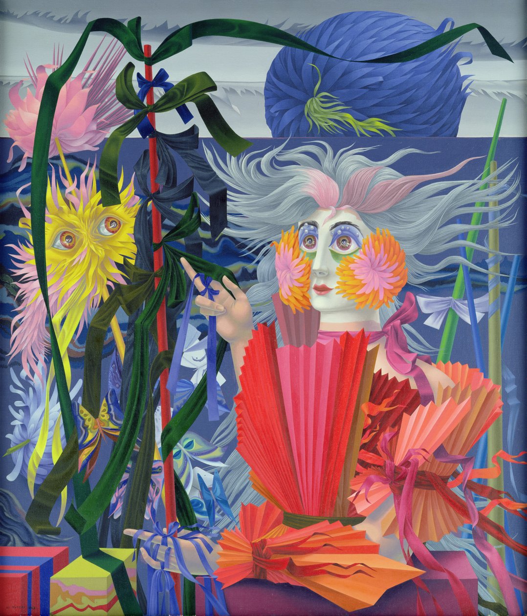 Blomsterfantasi av W. Hutton