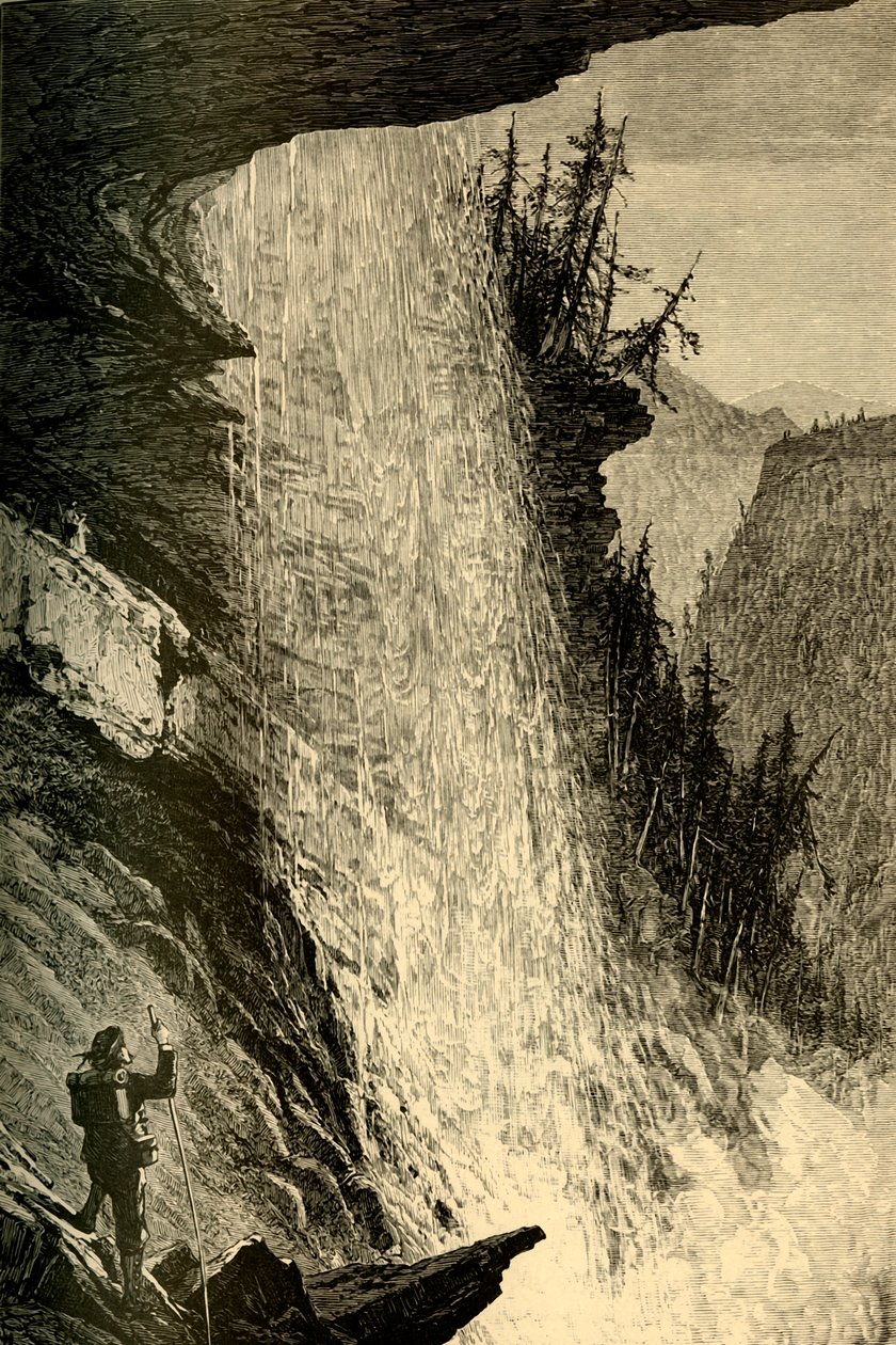 "Under Catskill Falls", 1874. av W. J. Linton