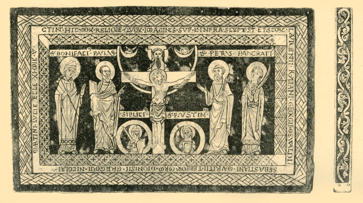 Hildesheims bärbara altare, c1160-1170, 1881. av W Jones