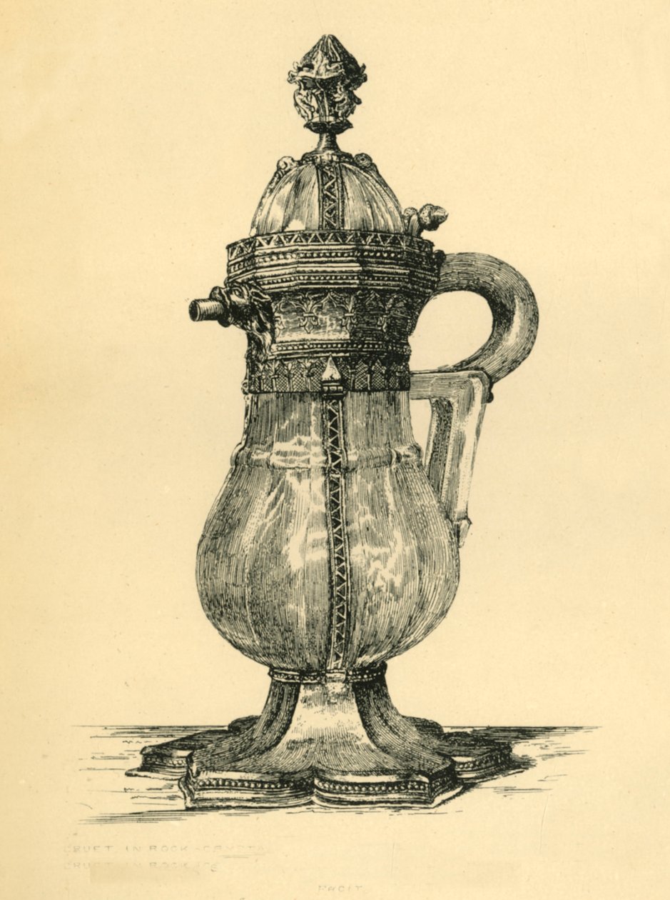 Crystal cruet, 1300-talet, 1881. av W. M. McGill