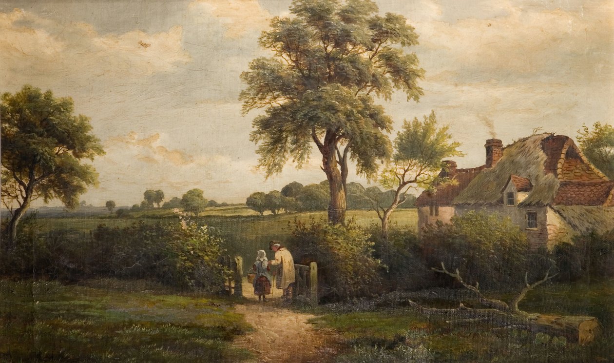 Stugplats, Marston Green, 1870. av W P Cartwright