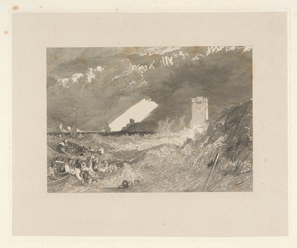 Ingång till Fowey Harbour, Cornwall av W. R. Smith