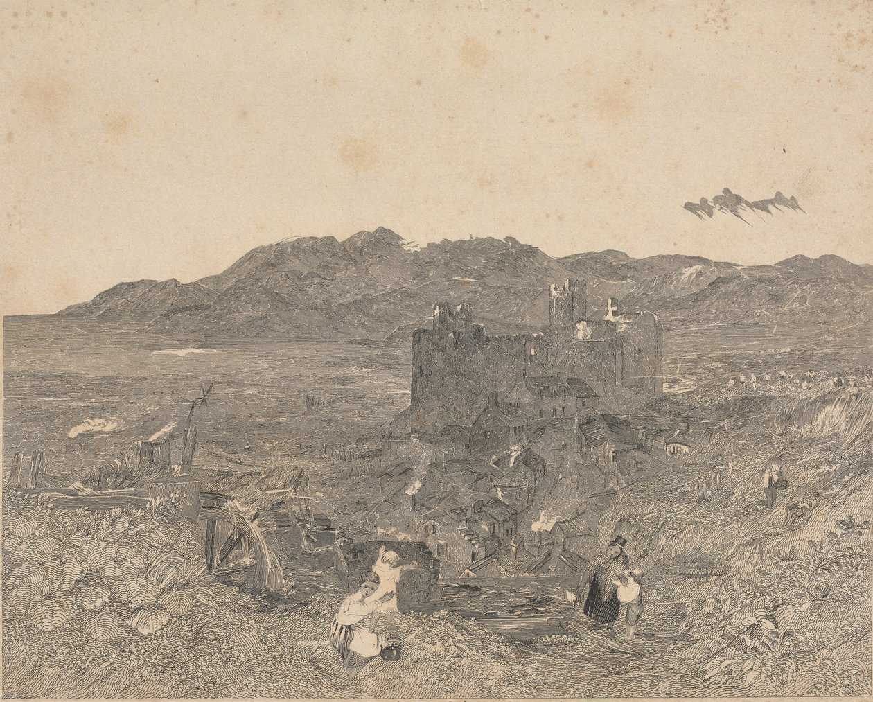 Harlech Castle, North Wales av W. R. Smith