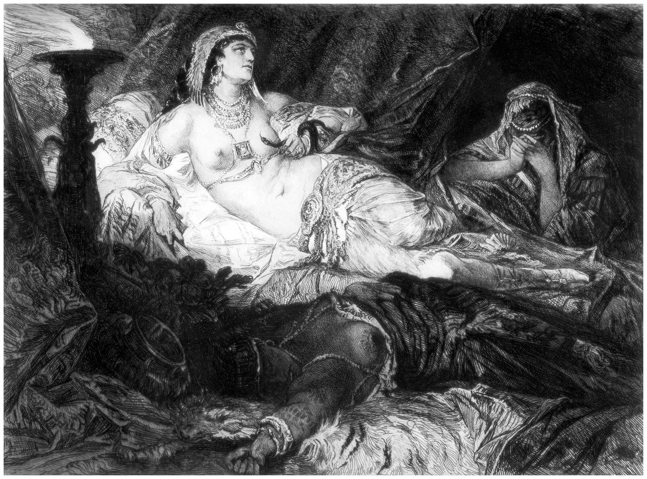 Cleopatra, c1880-1882. av W. Unger