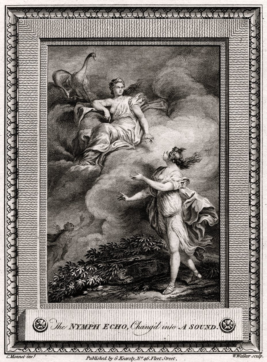 The Nymph Echo, Changed into A Sound, 1774 av W. Walker