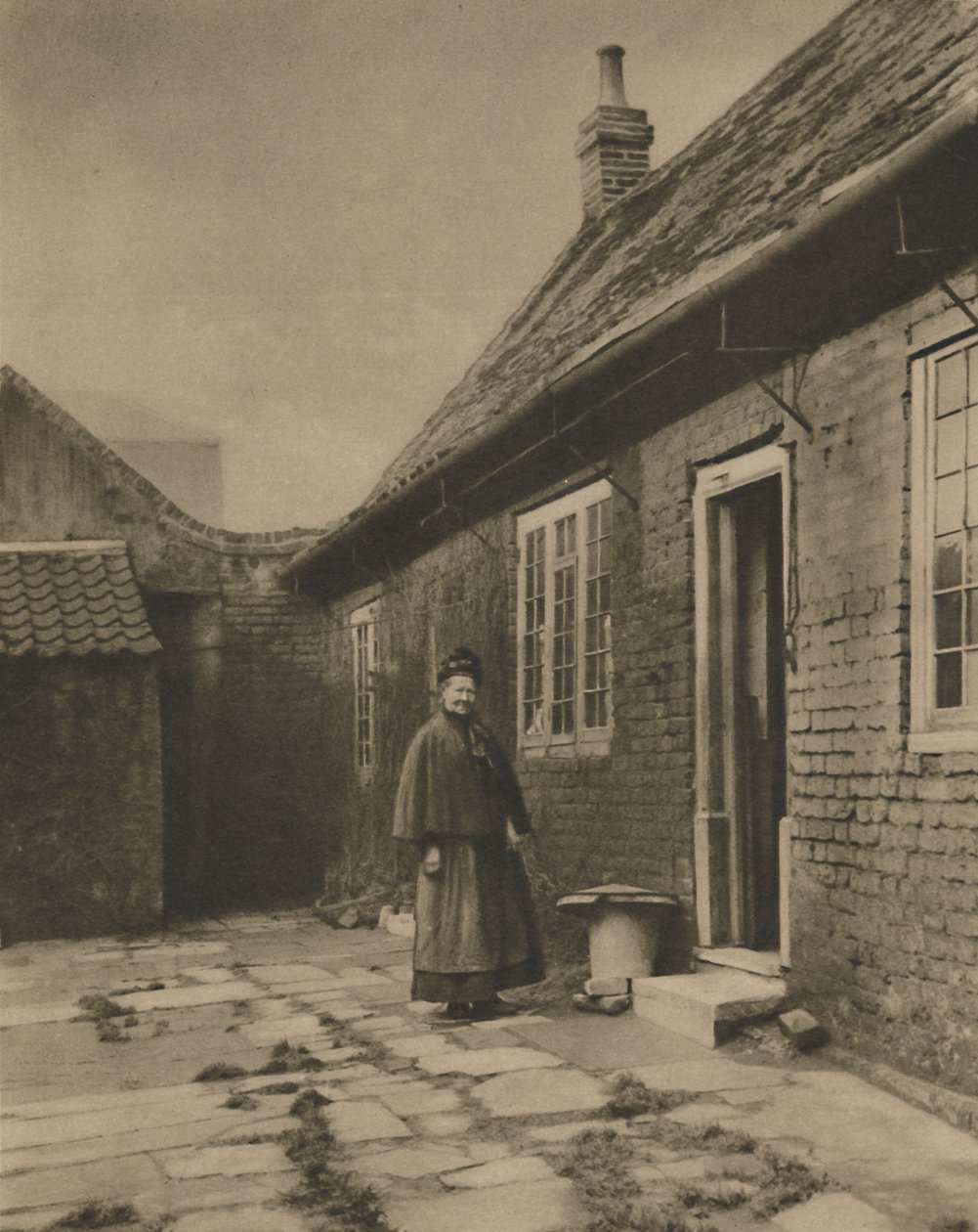 Poplar Almshouses grundade i det sjuttonde århundradet, 1926, c1935. av W. Whiffin