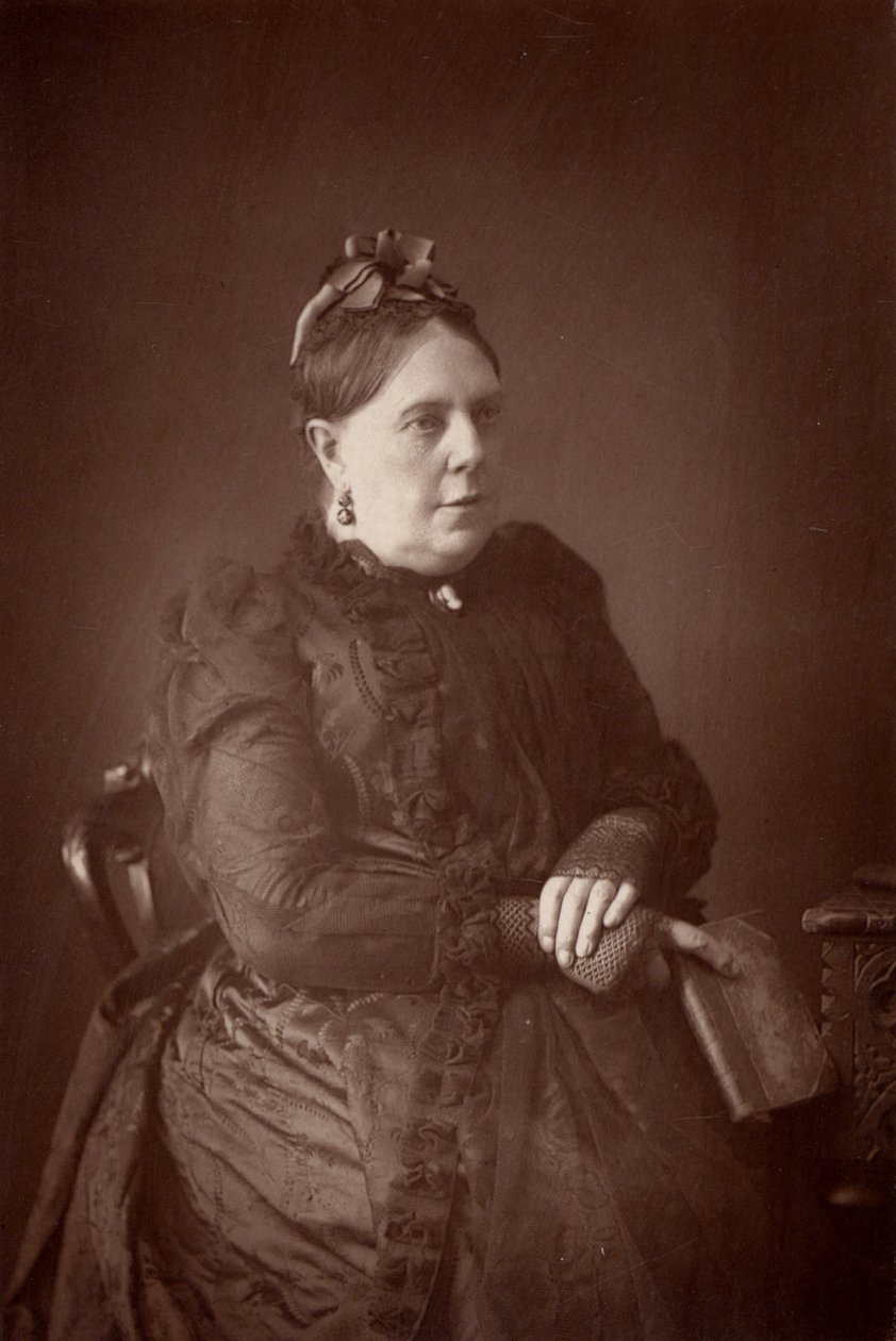 ""Annie French Hector (1825-1902) som skrev under namnet "Mrs Alexander". En mindre engelsk romanförfattare (woodburytype) av W. and D. (after) Downey