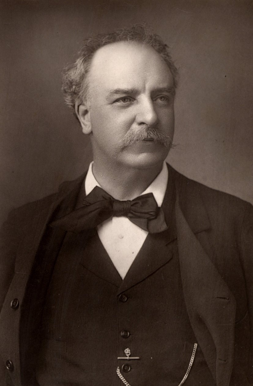 ""Charles Santley (1834-1922) engelsk baryton (woodburytyp). av W. and D. (after) Downey