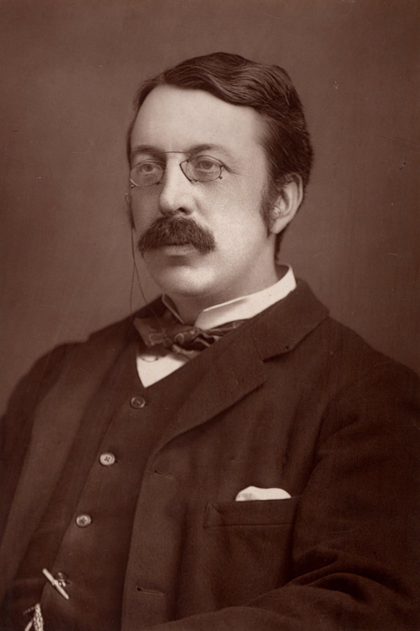 ""Charles Villiers Stanford (1852-1924) irländsk kompositör och musikpedagog, född i Dublin. (woodburytype) av W. and D. (after) Downey