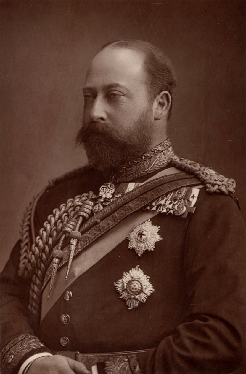 ""Edward VII (1841-1910) kung av Storbritannien från 1901, medan han fortfarande var prins av Wales. (woodburytype) av W. and D. (after) Downey