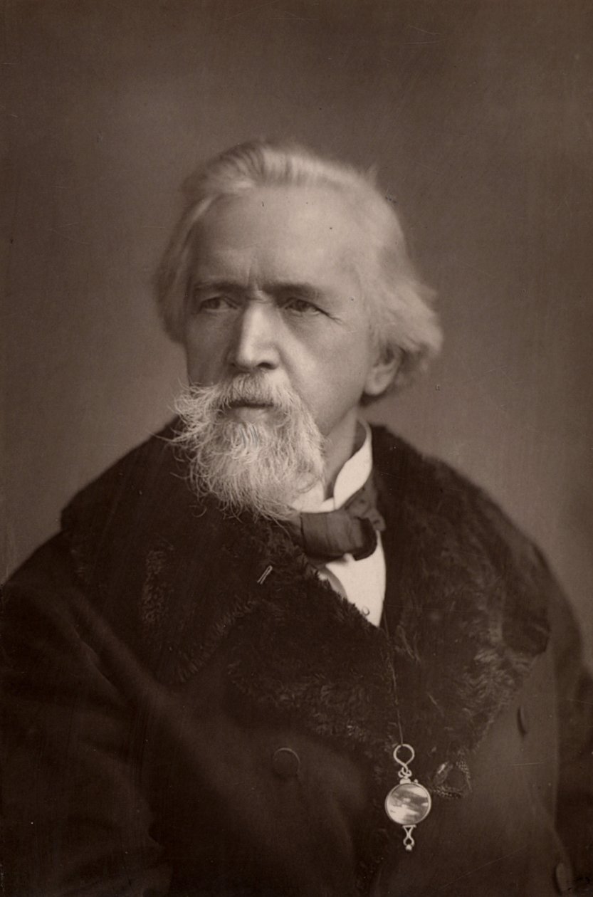 ""George Jacob Holyoake (1817-1906) engelsk sekularist och social reformator. Den sista personen i England som fängslades för ateism (1842). Verksam i andelsrörelsen. (woodburytype) av W. and D. (after) Downey