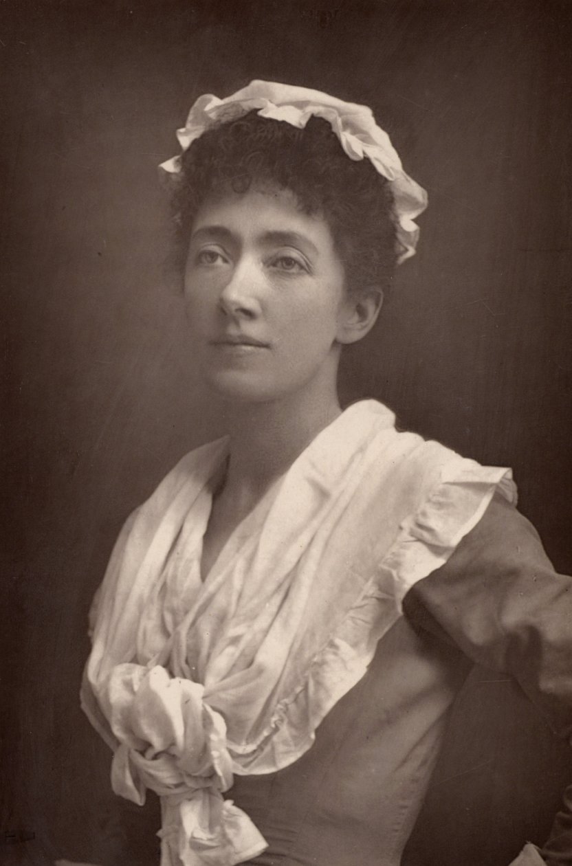 ""Marion Terry (1852-1930) engelsk skådespelerska och syster till Ellen Terry och Fred Terry (woodburytype) av W. and D. (after) Downey