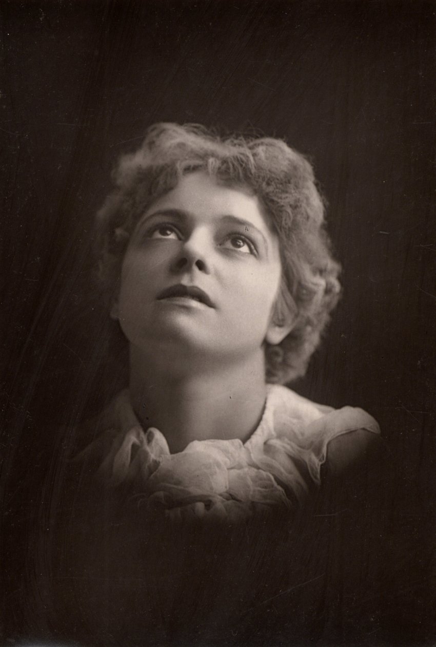 ""Olga Brandon (f1865) australiensiskfödd skådespelerska. (woodburytype) av W. and D. (after) Downey