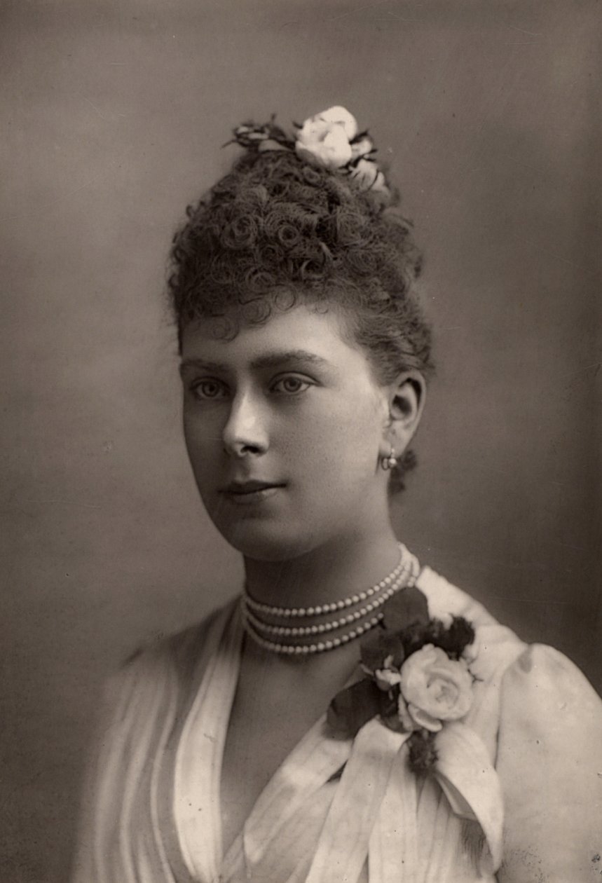 Prinsessan Mary (maj) av Teck (1867-1953) av W. and D. (after) Downey