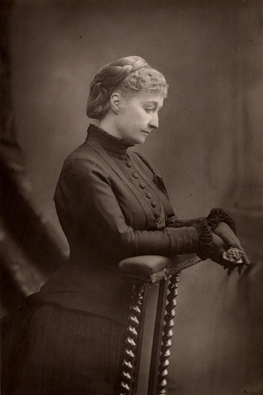 "" Kejsarinnan Eugenie (1826-1920) änka efter Napoleon III av Frankrike. (woodburytype) av W. and D. (after) Downey